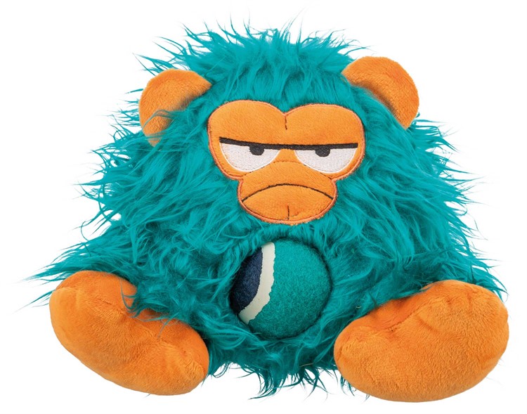 Monster med tennisboll, plysch, 25 cm