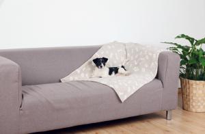 Kenny filt, plysch 100 x 75 cm, beige