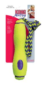 KONG AirDog Squeaker Stick med rep M