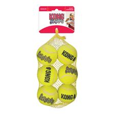 KONG Air Squeaker Tennisboll 6-pack medium