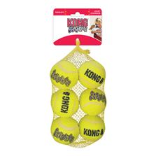 KONG AirDog Squeaker Tennisboll 6-pack medium