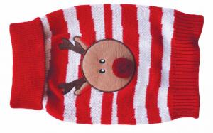 Cozy Knit PomPom Reindeer