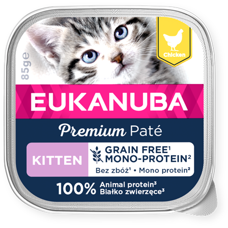 Eukanuba Cat GrainFree Kitten Mono Chicken Paté
