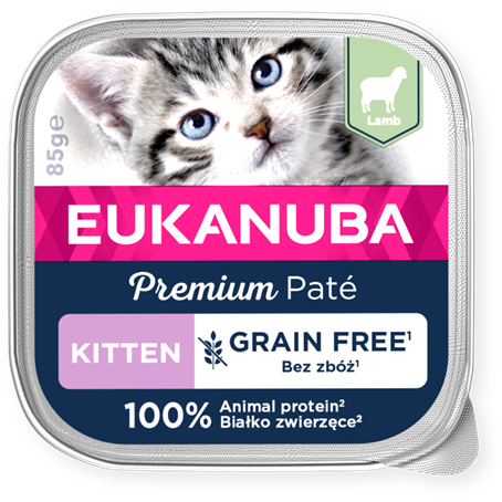 Eukanuba Cat GrainFree Kitten Lamb Paté