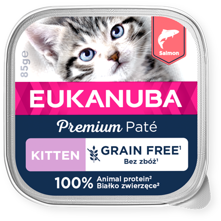 Eukanuba Cat GrainFree Kitten Salmon Paté