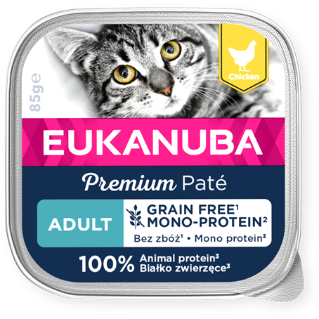 Eukanuba Cat GrainFree Adult Mono Chicken Paté