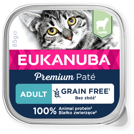 Eukanuba Cat GrainFree Adult Lamb Paté