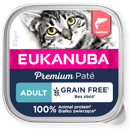 Eukanuba Cat GrainFree Adult Salmon Paté