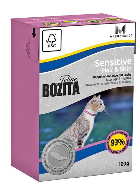 Bozita Feline Sensitive Hair & Skin tetra 190 g