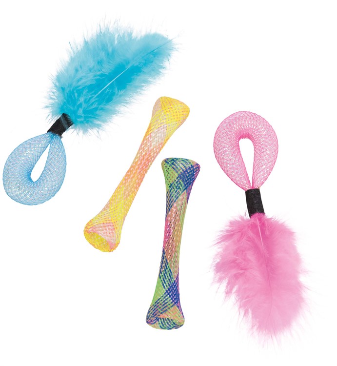 Kattlekset Bounce, upp till 15 cm, 4-pack