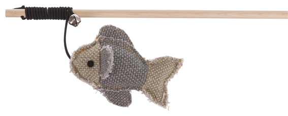 BE NORDIC kattvippa med fisk, 40 cm