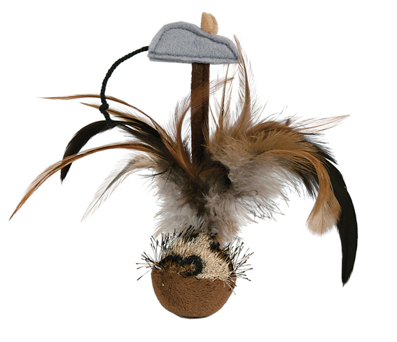 Fjäderboll Squieky 15 cm