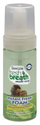 Tropiclean Fresh Breath Mint Foam 133 ml