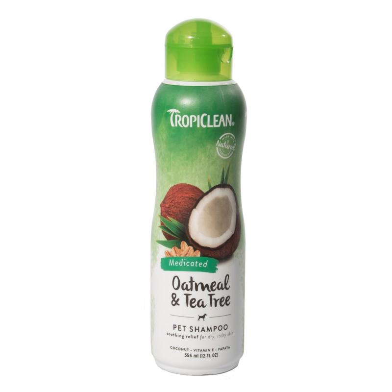 Tropiclean Oatmeal & Tea Tree schampo 355 ml