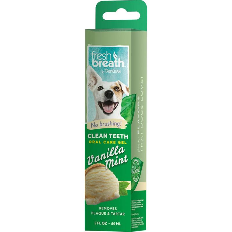 Tropiclean Fresh Breath Oral Care Vanilla Mint Gel 59 ml