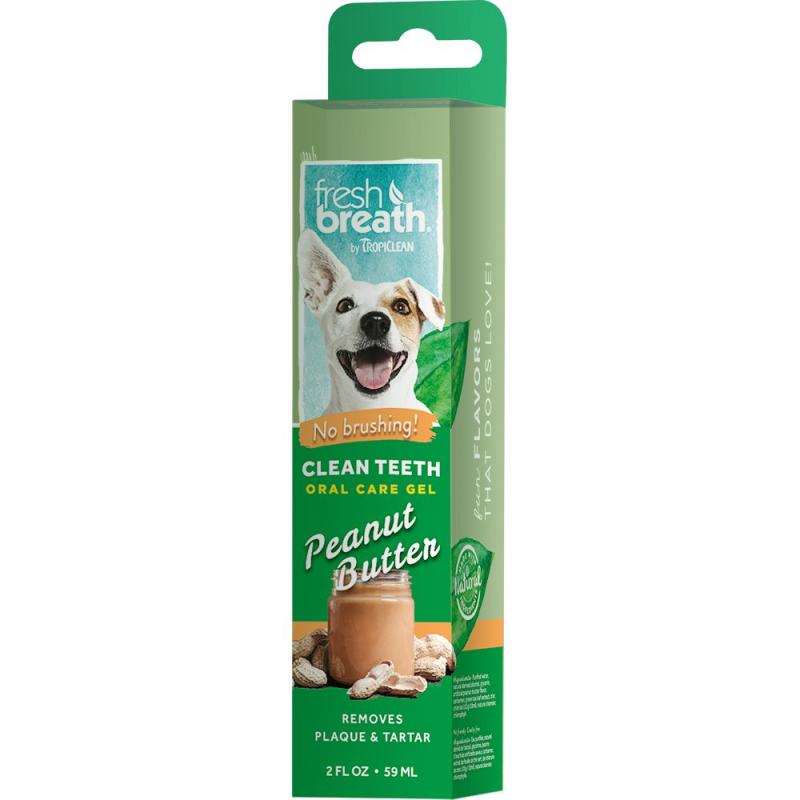 Tropiclean Fresh Breath Oral Care Peanut Butter Gel 59 ml