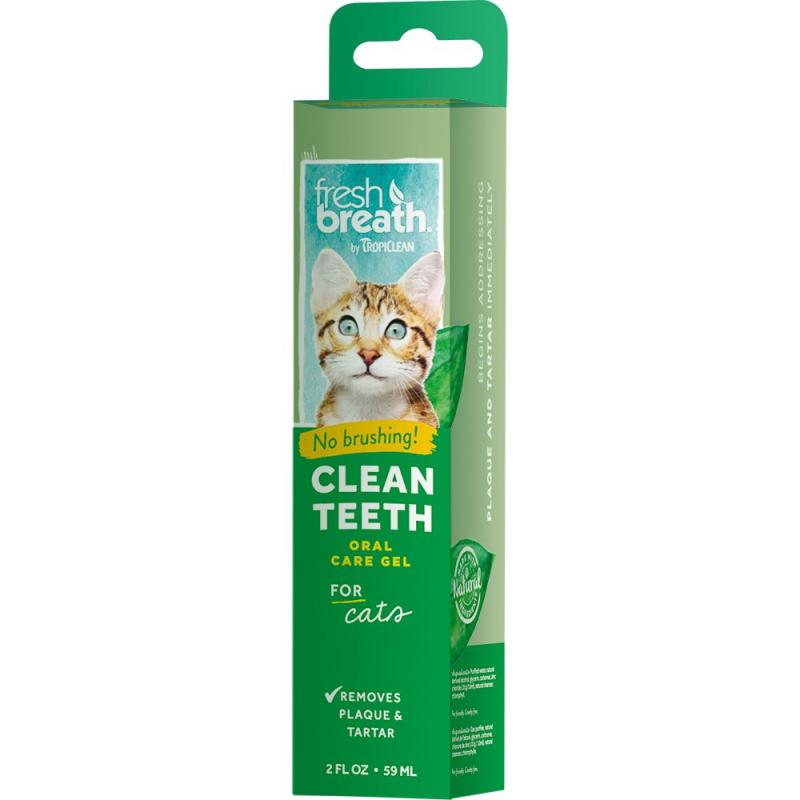 Tropiclean Fresh Breath Oral Care Gel for Cats 59 ml