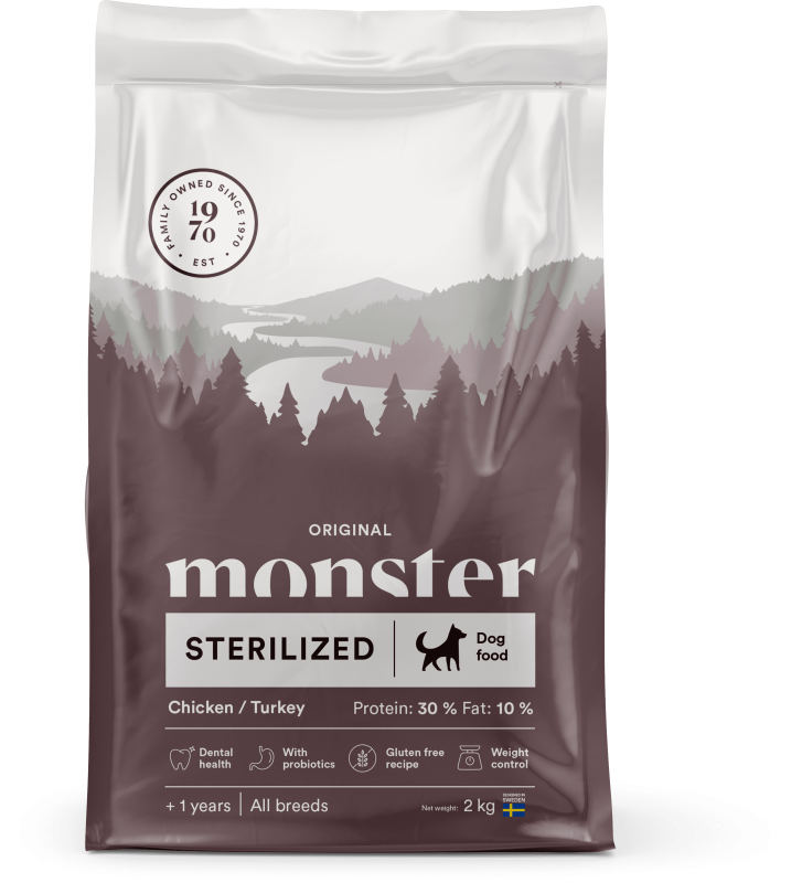 Monster Dog Original Sterilized Chicken/Turkey