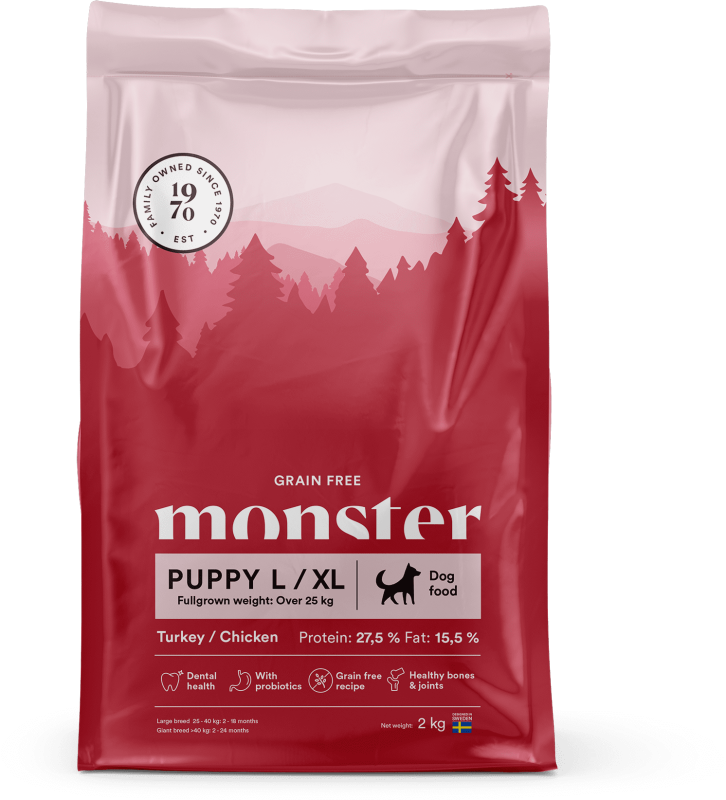 Monster Dog GrainFree Puppy L/XL Turkey/Chicken