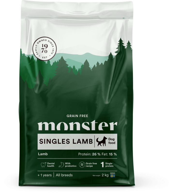 Monster Dog GrainFree Singles Lamb