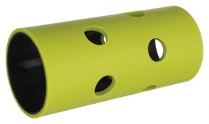 Foderrulle gnagare, plast/TPR ø 5.5x12 cm, grön