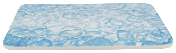 Kylplatta för kanin/marsvin 28 x 20 cm, blå