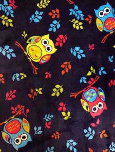 JUUNIK madrass mörkblå/ugglor