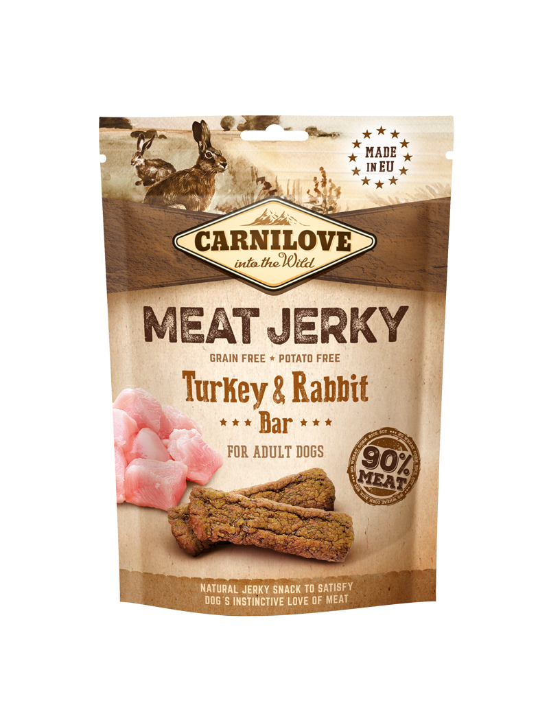 Carnilove Jerky Turkey & Rabbit Bar 100 g