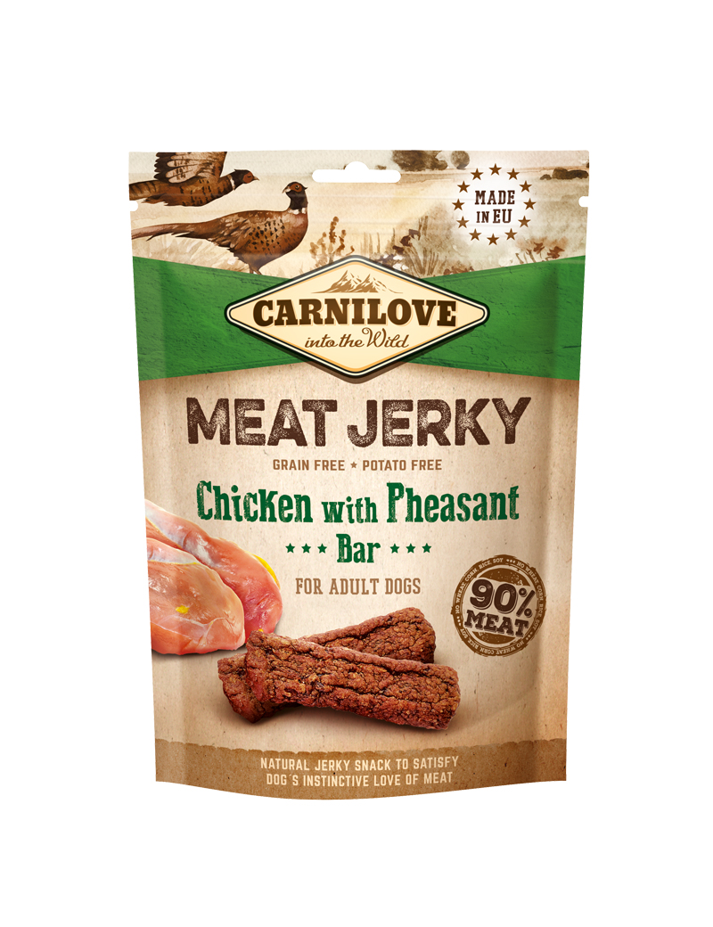 Carnilove Jerky Chicken with Pheasant Bar 100 g