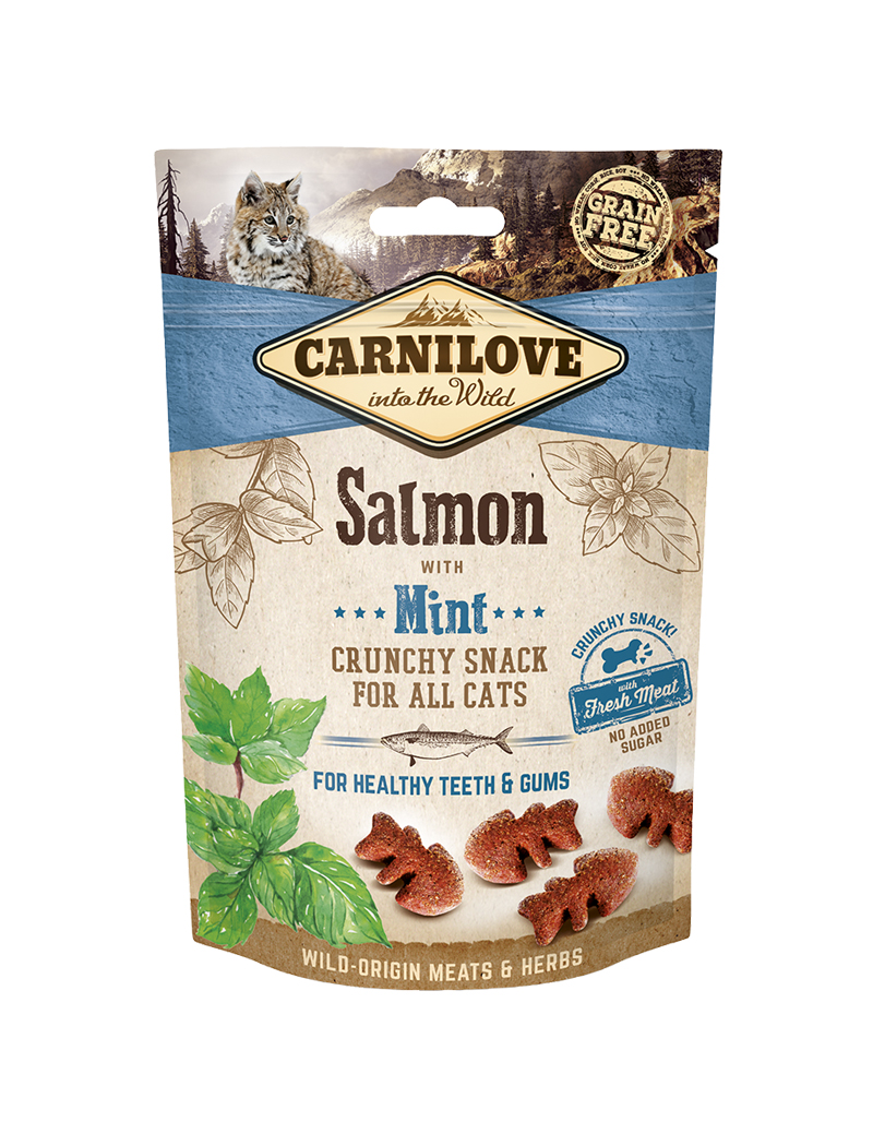 Carnilove Cat Crunchy Snack Salmon & Mint 50 g