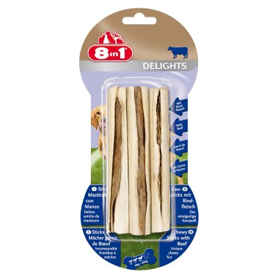 8in1 Delights Sticks Beef, 3 st