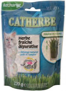 Kattgräs refill 220 g, Muzo