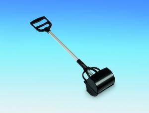 Bajsplockare aluminium/plast 72 cm