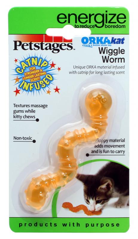 Orka Cat Wiggle Worm, Petstages