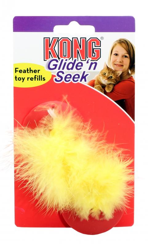 KONG Cat Glide'n Seek Feather Toy refill