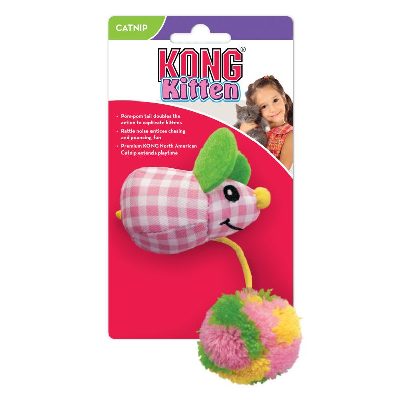 KONG Cat Pom Tail Mouse