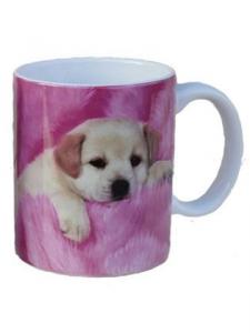 Porslinsmugg hundvalpar