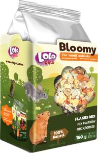 Lolo Bloomy Flake-mix, gnagare/kanin 150g