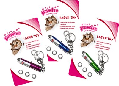 Laserpekare inkl batterier, Pawise