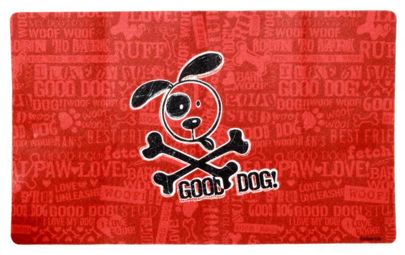 Underlägg Good Dog röd 51x30 cm, Drymate
