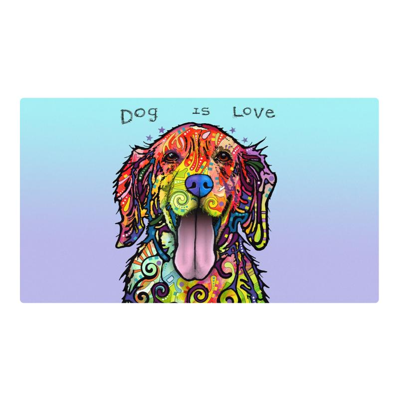 Underlägg Dog Is Love 71x40 cm, Drymate