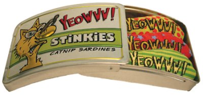 YEOWWW! Catnip Stinkies, 3 sardiner i plåtask