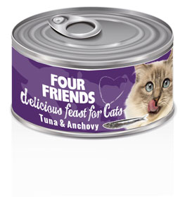 Four Friends Cat Tuna & Anchovy 85 g