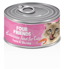 Four Friends Cat Tuna & Shrimp 85 g