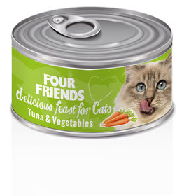 Four Friends Cat Tuna & Vegetables 85 g