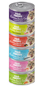 Four Friends Cat 6-pack mix