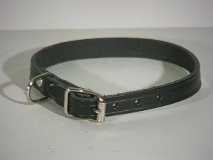 Halsband Läder Alac svart