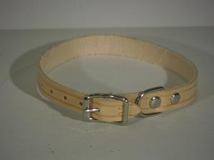 Halsband Läder Alac natur