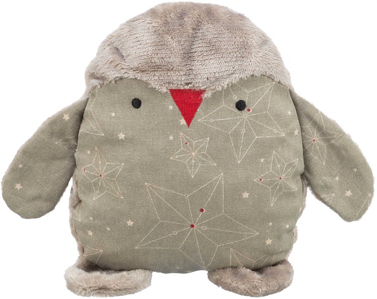 Xmas penguin, fabric/plush 24 cm