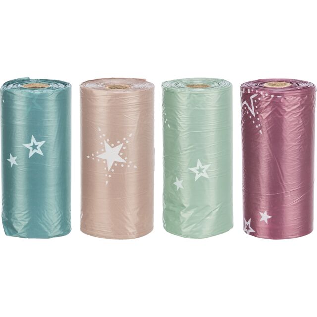 Xmas dog poop bags, 8 rolls/20 bags, mix